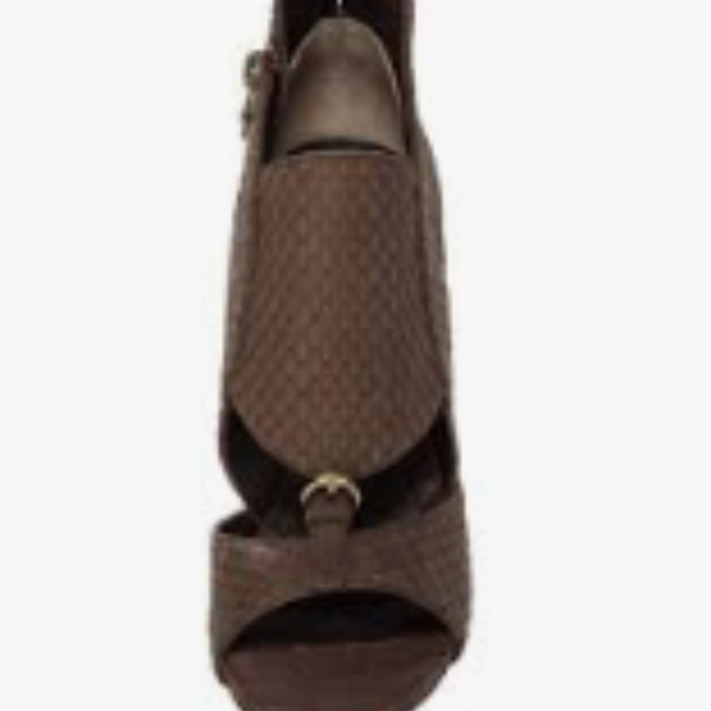 Dark Brown Evoke Snakeskin Leather Pump - Picture 2 of 8